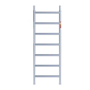 Alu steigerladder met koppelpen (tbv schoorsteen steiger)
