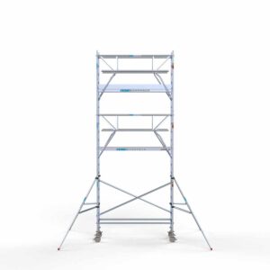 Ext. Standaard rolsteiger carbon vloer 75x250x7,2m werkhoogte dubbele voorloopleuning