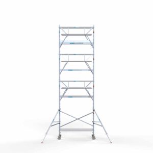 Standaard rolsteiger 75x250x9,2m werkhoogte dubbele voorloopleuning