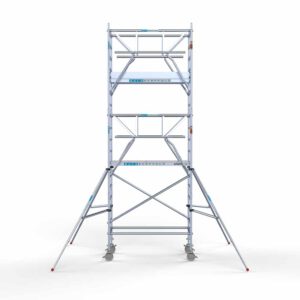 Ext. Standaard rolsteiger carbon vloer 90x190x6,2m werkhoogte dubbele voorloopleuning