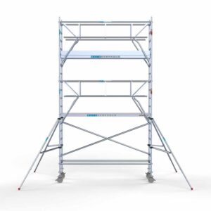 Ext. Standaard rolsteiger carbon vloer 75x305x6,2m werkhoogte dubbele voorloopleuning