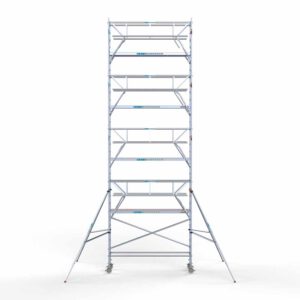 Standaard rolsteiger 75x305x10,2m werkhoogte dubbele voorloopleuning