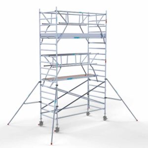 Euro rolsteiger carbon vloer 135x305x6,2m werkhoogte dubbele voorloopleuning