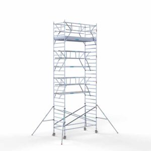 Euro rolsteiger 135x305x9,2m werkhoogte dubbele voorloopleuning