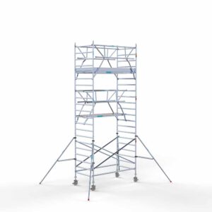 Euro rolsteiger 135x250x7,2m werkhoogte dubbele voorloopleuning