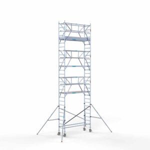 Euro rolsteiger carbon vloer 75x250x9,2m werkhoogte dubbele voorloopleuning