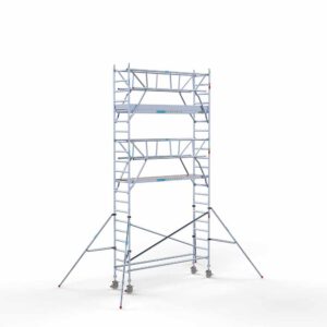Euro rolsteiger carbon vloer 75x305x7,2m werkhoogte dubbele voorloopleuning