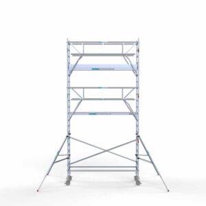 Ext. Standaard rolsteiger carbon vloer 90x305x7,2m werkhoogte dubbele voorloopleuning