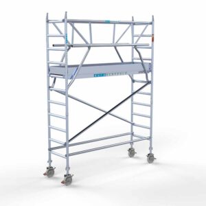 Euro rolsteiger 75x250x4,2m werkhoogte dubbele voorloopleuning