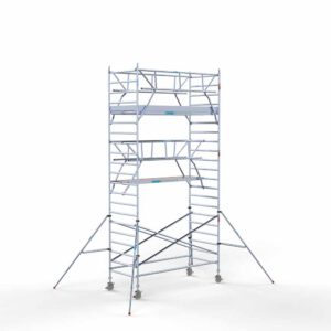 Euro rolsteiger carbon vloer 135x305x7,2m werkhoogte enkele voorloopleuning