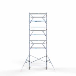 Ext. Standaard rolsteiger carbon vloer 90x250x9,2m werkhoogte dubbele voorloopleuning