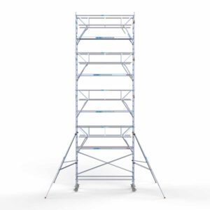 Ext. Standaard rolsteiger carbon vloer 90x305x10,2m werkhoogte dubbele voorloopleuning