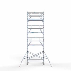 Ext. Standaard rolsteiger carbon vloer 135x250x9,2m werkhoogte dubbele voorloopleuning