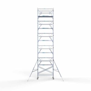Standaard rolsteiger 135x250x12,2m werkhoogte dubbele voorloopleuning