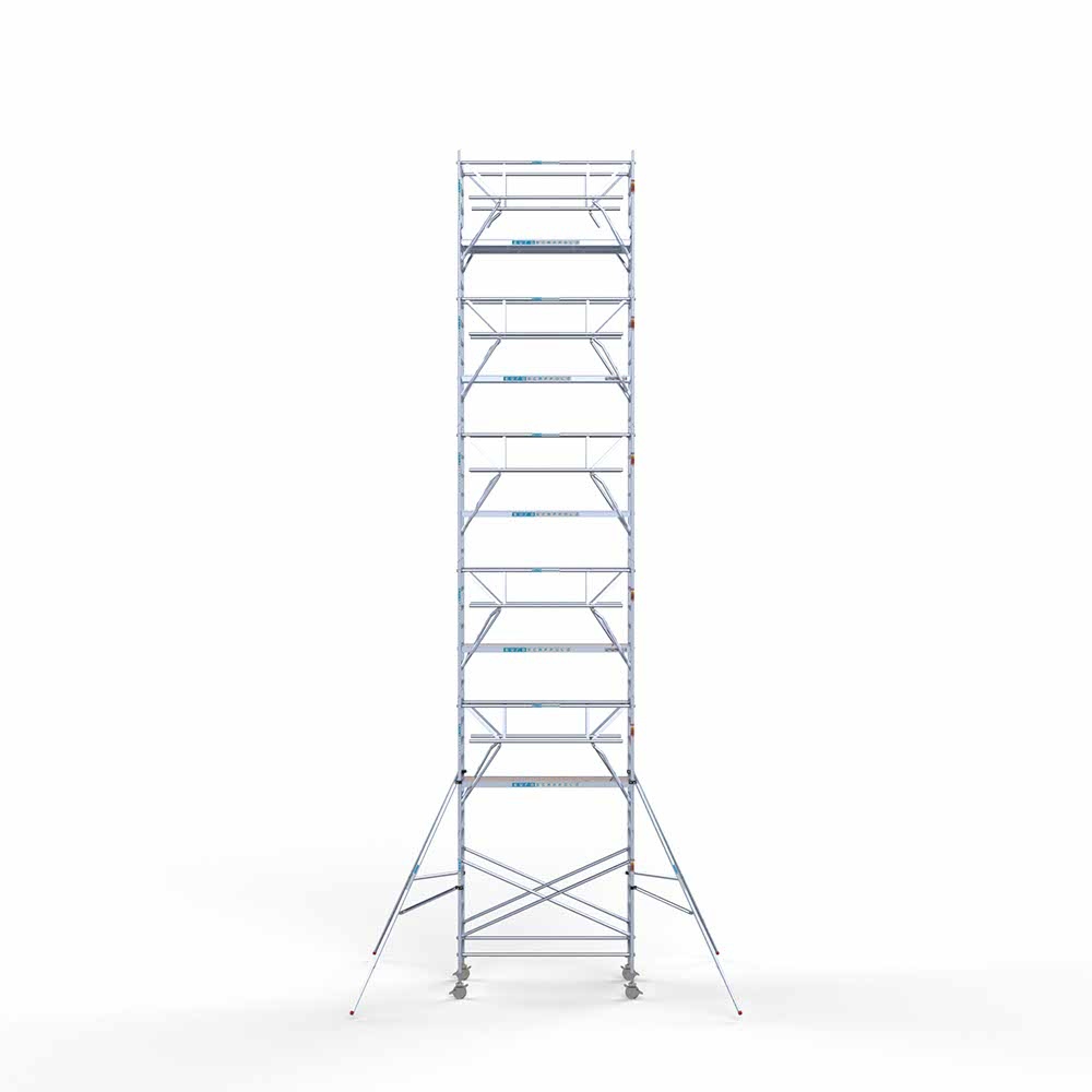 Ext. Standaard rolsteiger carbon vloer 135x250x13,2m werkhoogte dubbele voorloopleuning