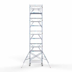 Standaard rolsteiger 135x190x10,2m werkhoogte dubbele voorloopleuning