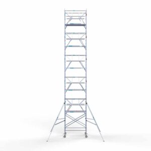 Ext. Standaard rolsteiger carbon vloer 135x190x12,2m werkhoogte dubbele voorloopleuning