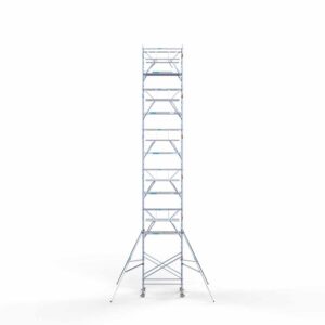 Standaard rolsteiger 135x190x13,2m werkhoogte dubbele voorloopleuning