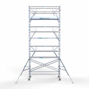 Ext. Standaard rolsteiger carbon vloer 135x305x8,2m werkhoogte dubbele voorloopleuning