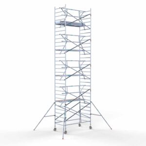 Euro rolsteiger 135x250x10,2m werkhoogte enkele voorloopleuning