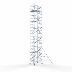 Euro rolsteiger 135x190x12,2m werkhoogte enkele voorloopleuning