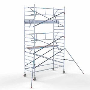 Euro rolsteiger 135x305x6,2m werkhoogte enkele voorloopleuning