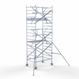 Euro rolsteiger 135x190x6,2m werkhoogte enkele voorloopleuning