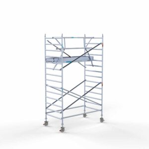 Euro rolsteiger 135x250x5,2m werkhoogte enkele voorloopleuning