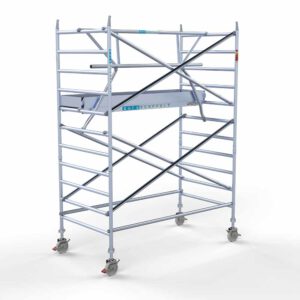 Euro rolsteiger 135x250x4,2m werkhoogte enkele voorloopleuning