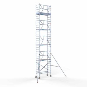 Euro rolsteiger carbon vloer 75x190x10,2m werkhoogte enkele voorloopleuning