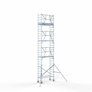 Euro rolsteiger carbon vloer 75x190x9,2m werkhoogte enkele voorloopleuning