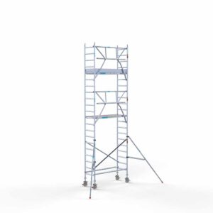 Euro rolsteiger carbon vloer 75x190x7,2m werkhoogte enkele voorloopleuning