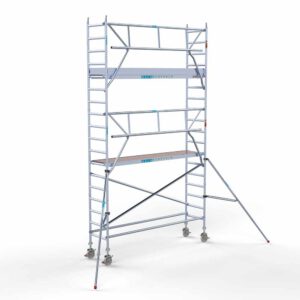 Euro rolsteiger carbon vloer 75x305x6,2m werkhoogte enkele voorloopleuning