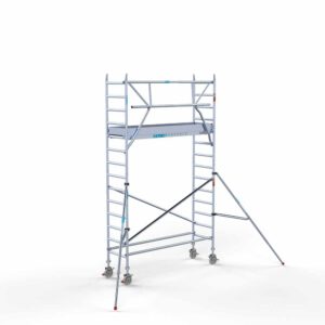 Euro rolsteiger carbon vloer 75x250x5,2m werkhoogte enkele voorloopleuning