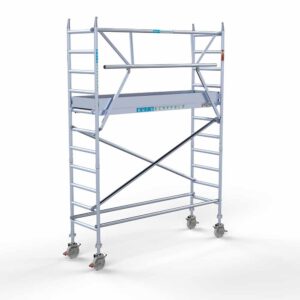 Euro rolsteiger carbon vloer 75x250x4,2m werkhoogte enkele voorloopleuning