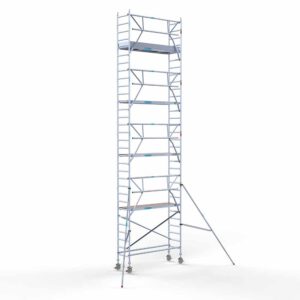 Euro rolsteiger 75x250x10,2m werkhoogte enkele voorloopleuning