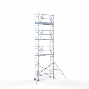 Euro rolsteiger 75x250x9,2m werkhoogte enkele voorloopleuning