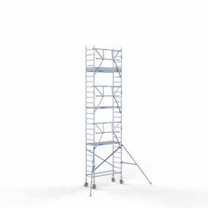 Euro rolsteiger 75x190x8,2m werkhoogte enkele voorloopleuning