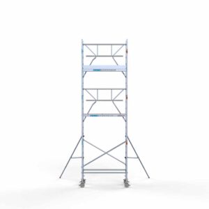 Standaard rolsteiger 75x190x7,2m werkhoogte enkele voorloopleuning