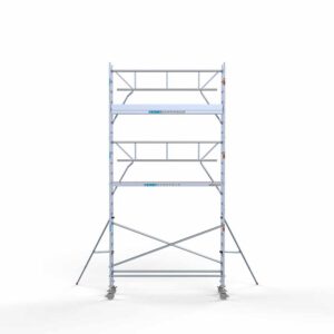 Standaard rolsteiger 75x305x7,2m werkhoogte enkele voorloopleuning