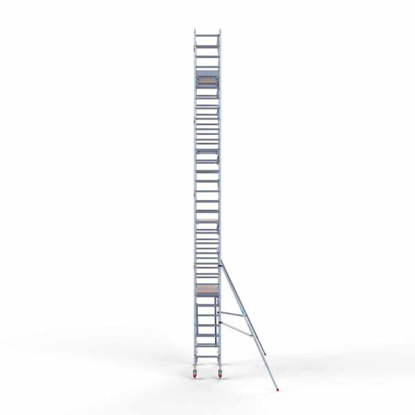 Euro rolsteiger carbon vloer 75x190x10,2m werkhoogte enkele voorloopleuning - Afbeelding 3