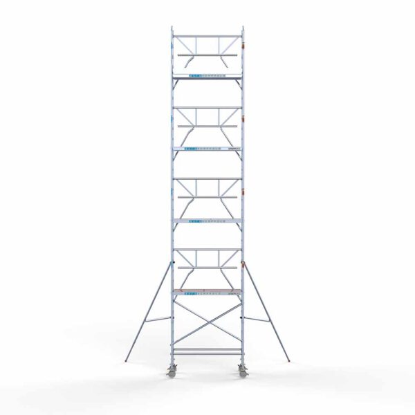 Euro rolsteiger carbon vloer 75x190x10,2m werkhoogte enkele voorloopleuning - Afbeelding 2